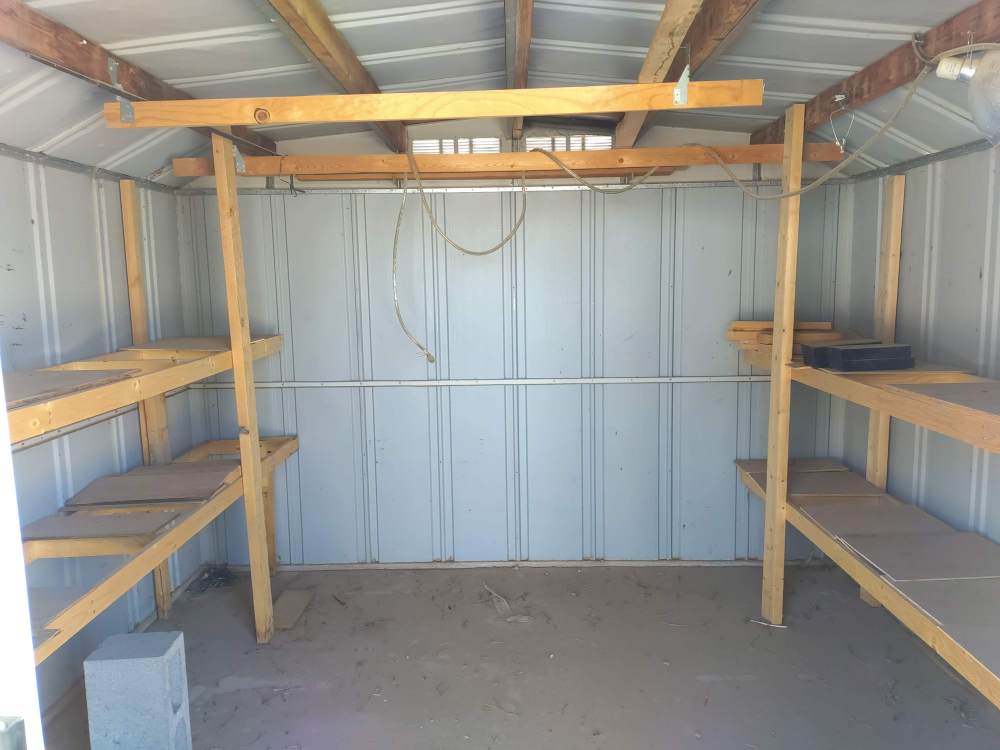 SKP Ranch Lot 85 Shed Inside