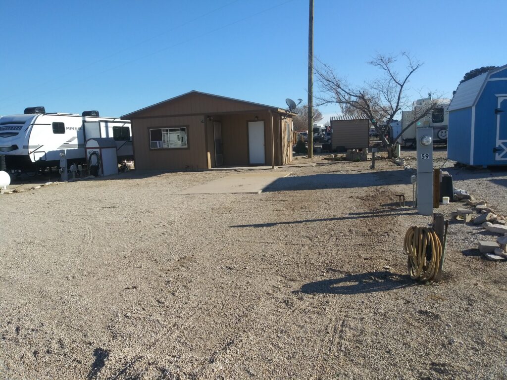 Typical Casita lot at The Ranch. (Not all lots have casitas.)