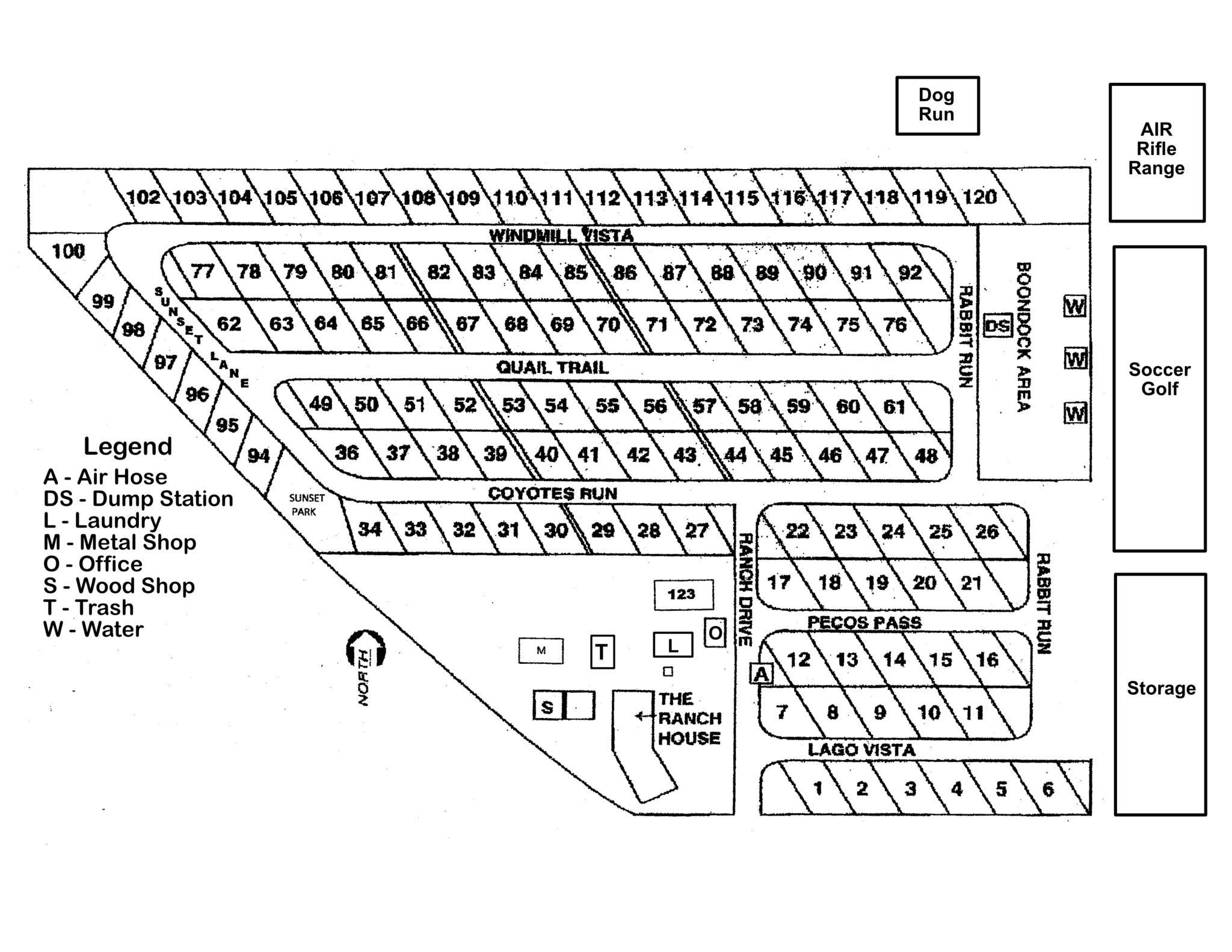 Park Map – The Original Ranch